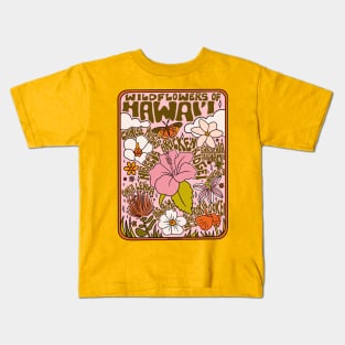 Hawaii Wildflowers Kids T-Shirt